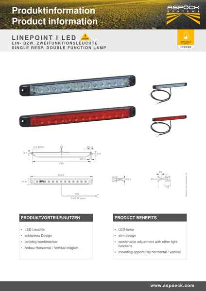 ASPÖCK Linepoint I 3. Bremsleuchte LED