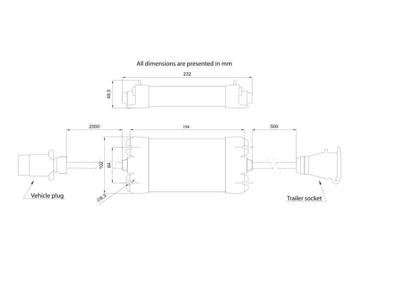 FRISTOM LED-Kontrollbox. 13-polig. 12 V