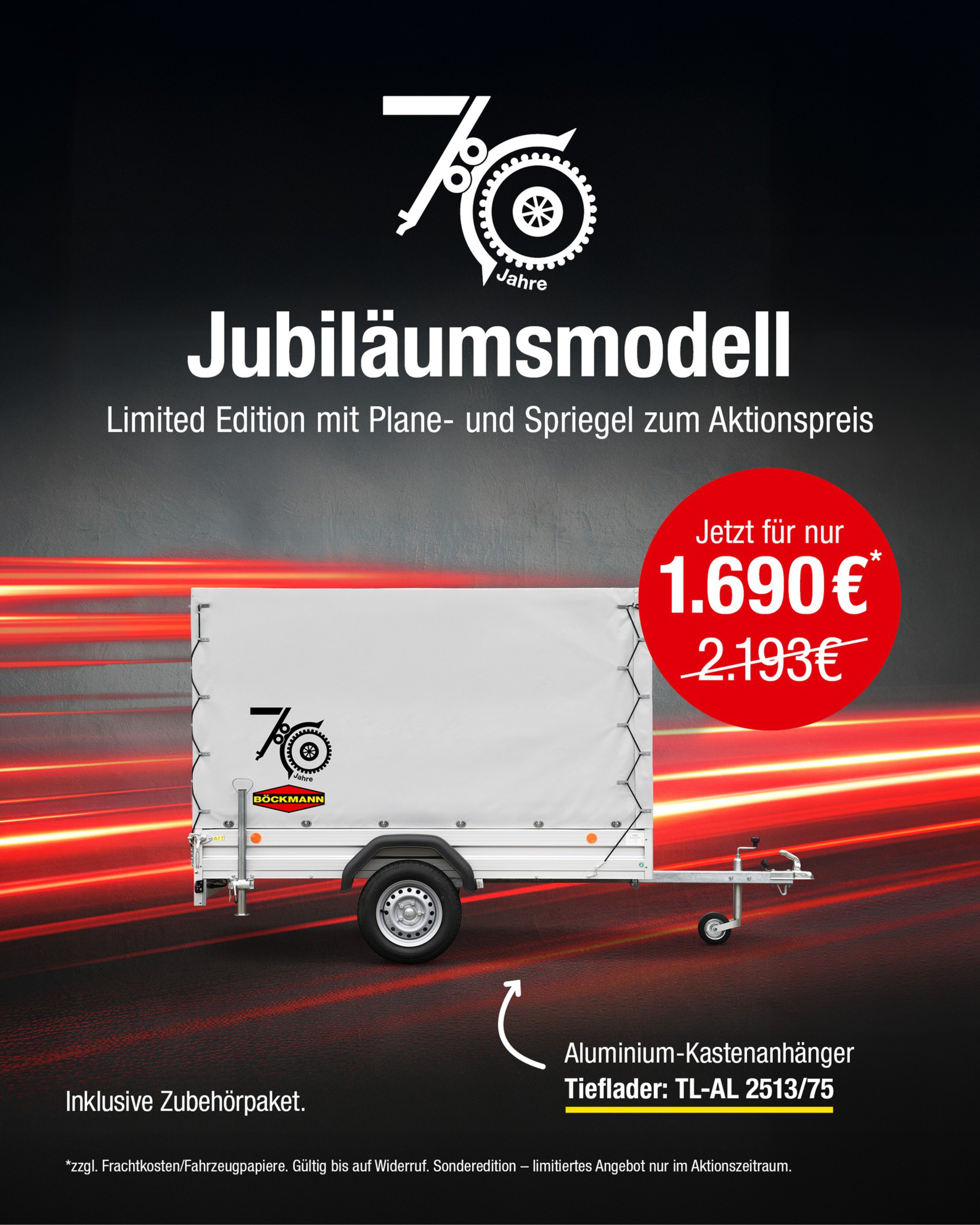 Motorrad-Absenkanh&auml;nger 1500 kg im Angebot