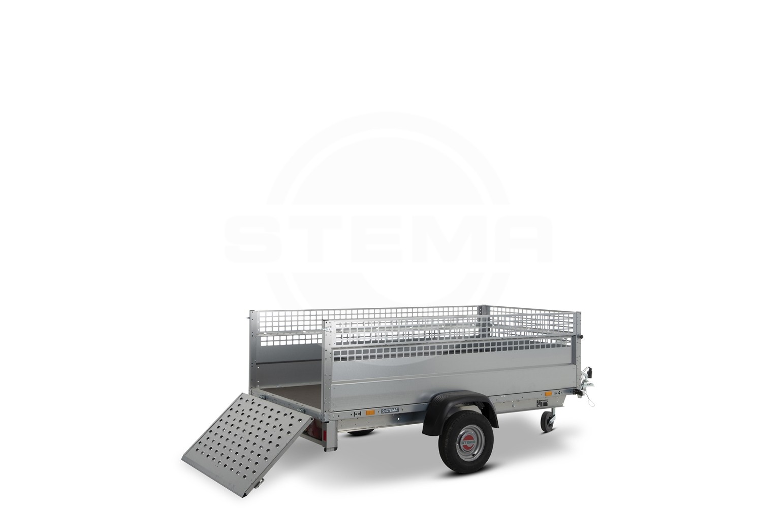 Gitterbordwandaufsatz 66 cm hoch für Kippanhänger MU.T