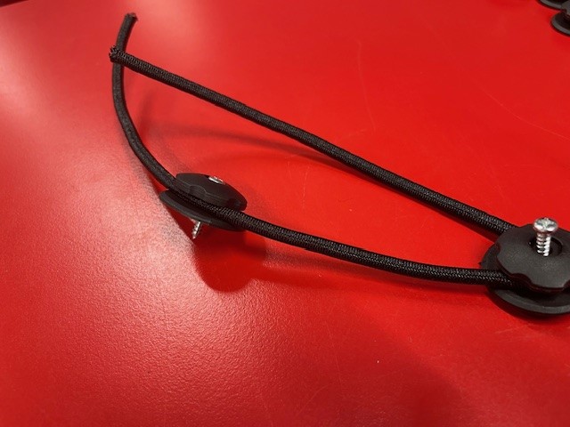 Rundknöpfe/Planenknöpfe für 6 mm Expanderseil/Planenseil 20 Stück mit Nieten