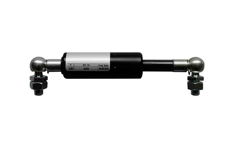 BÜNTE Gasfeder 10/22, 1100 N, 130 mm, 25 mm Hub