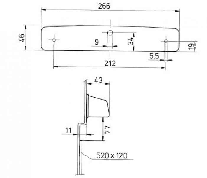 JOKON K 307 Kennzeichenleuchte