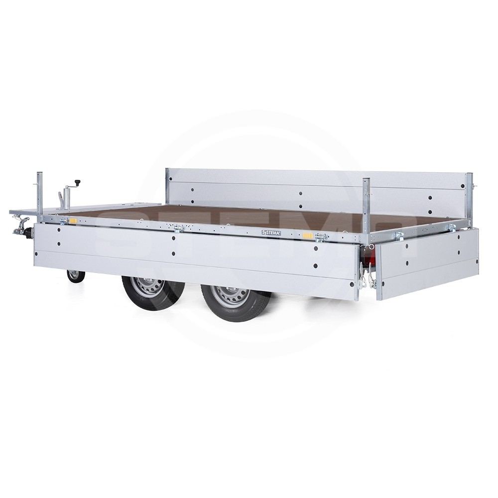 doppelwandiger Bordwandnachrüstsatz / -aufsatz 35 cm hoch für SySTEMA-Hochlader & Carrier XL