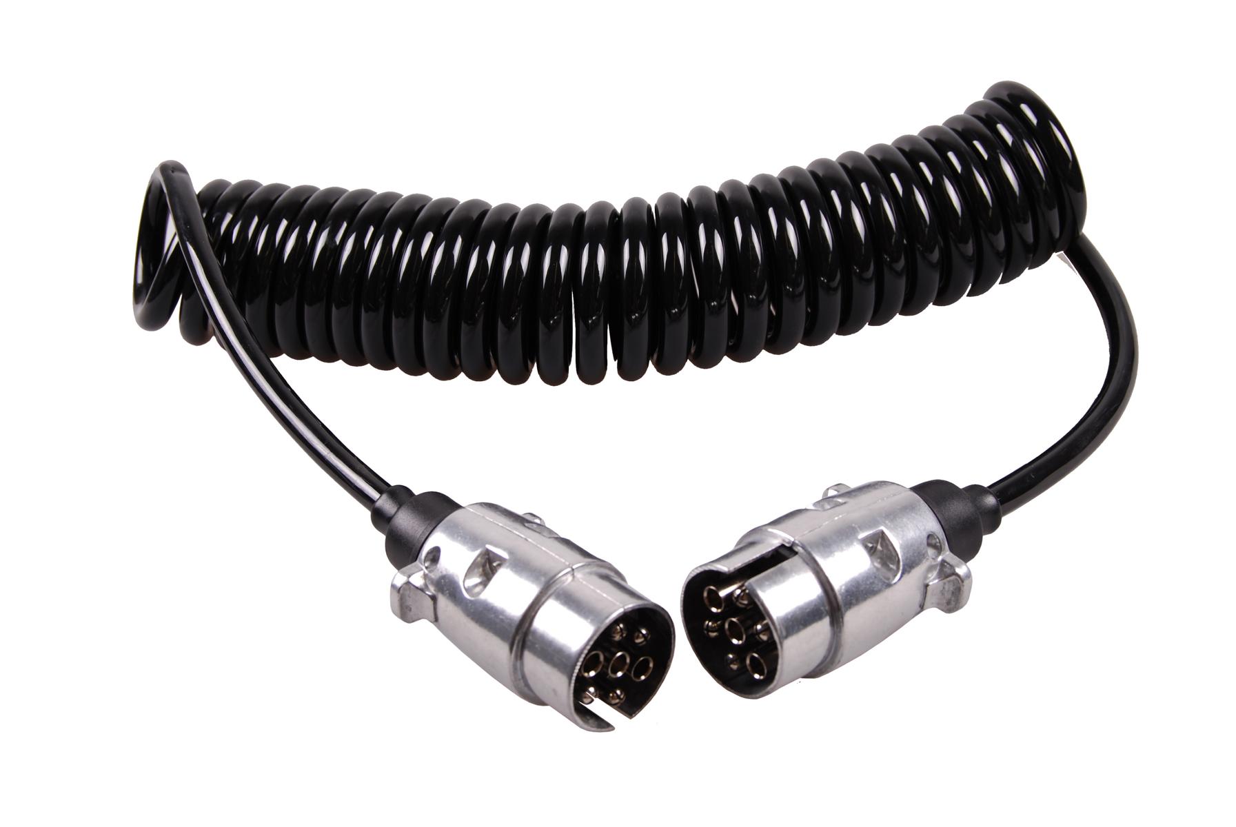 Spiral-Zwischenkabel. 7-polig. 3 m