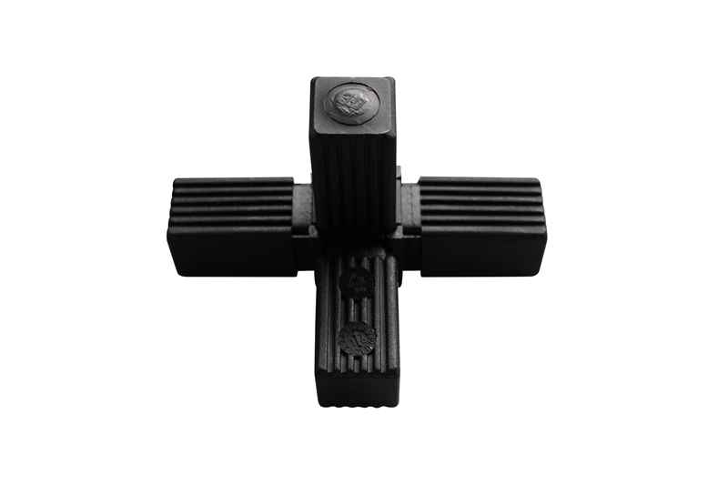 Planenrohrverbinder, 90° T-Stück, 4-armig