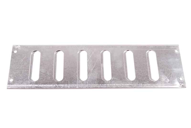 Schiebelüfter, 70 x 250 mm, 4 Bohrungen Ø 3 mm
