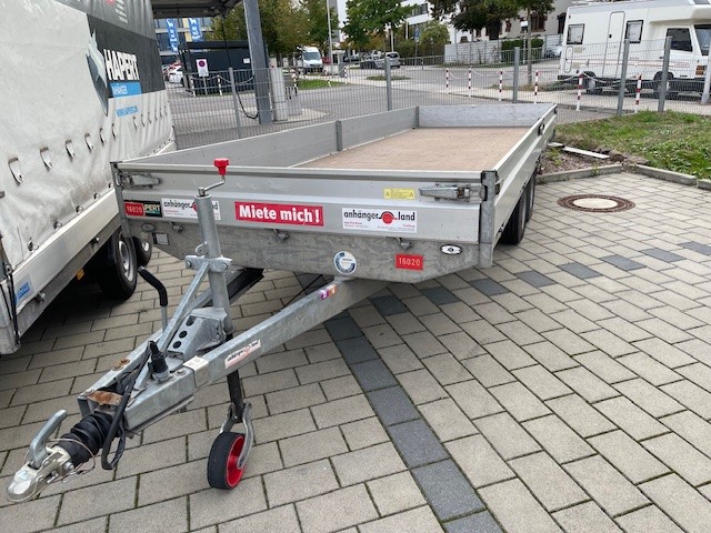 M16020 3500 kg Hapert Hochlader 605x200x30 cm gebraucht Ezl. 3/2018