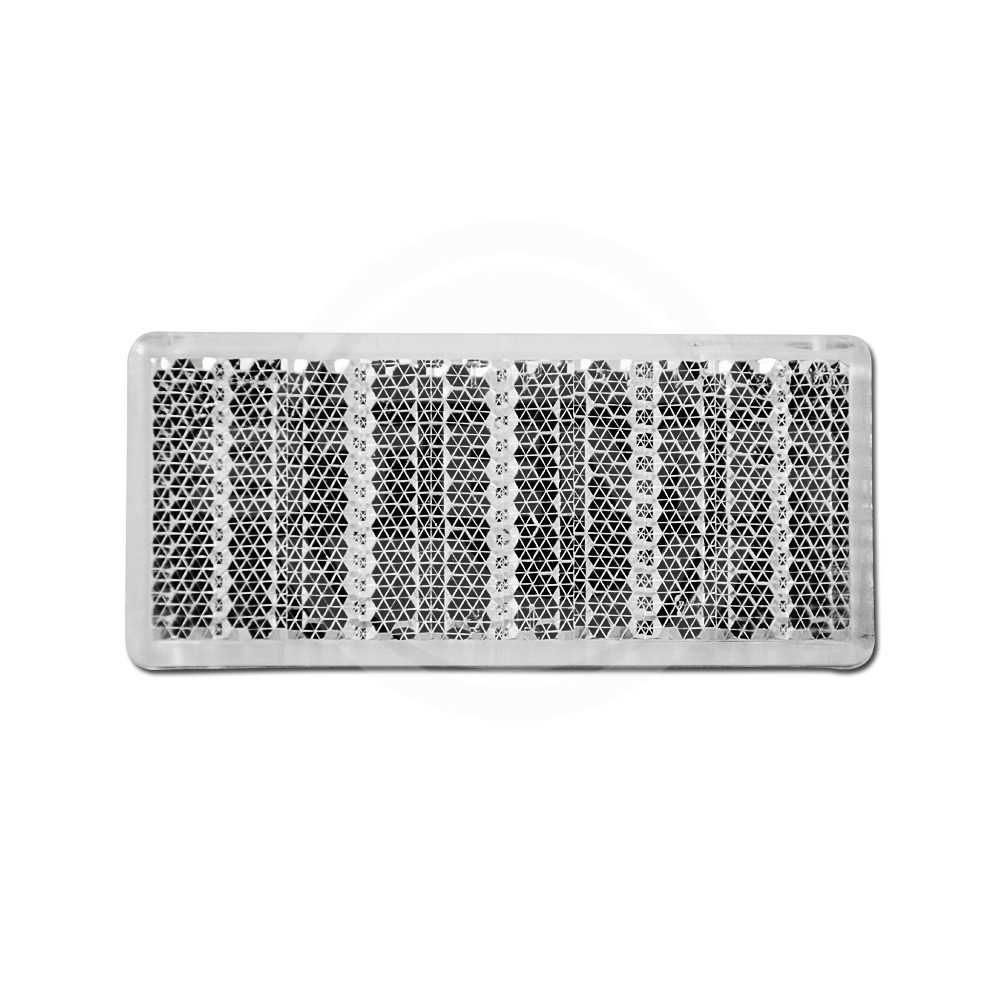 Seitenstrahler weiß, eckige Ausführung