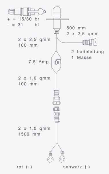 ASPÖCK Verbindungskabel E-Pumpe