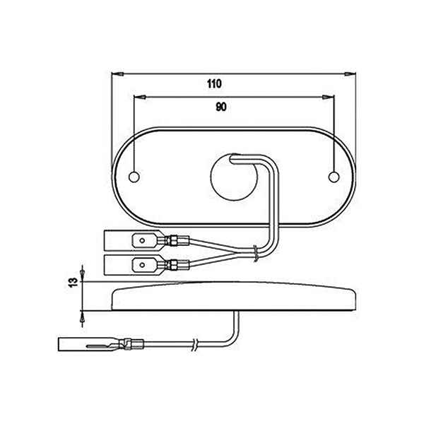 JOKON SMLR 2002 Seitenmarkierungsleuchte LED gelb