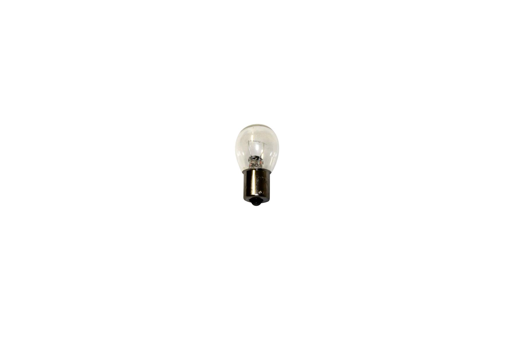 Kugelbirne. 12 V/21 W. Sockel BA15s. S25 x 47 mm