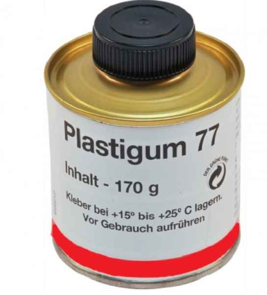 PVC-Kleber, Plastigum 77, Pinseldose 200 ml, 170 g