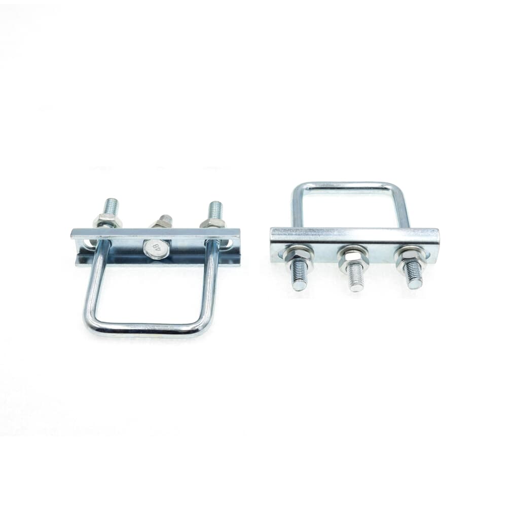 NB PARTS Klemmhaltersatz für Klemmschelle Rohr 70mm Vierkant