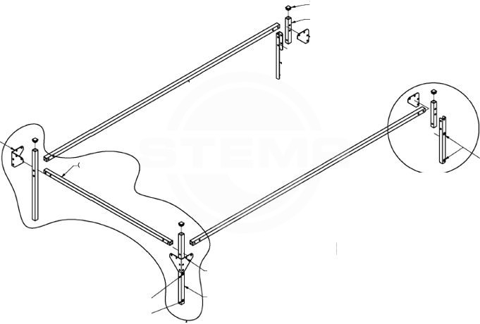 Reling für Kastenanhänger