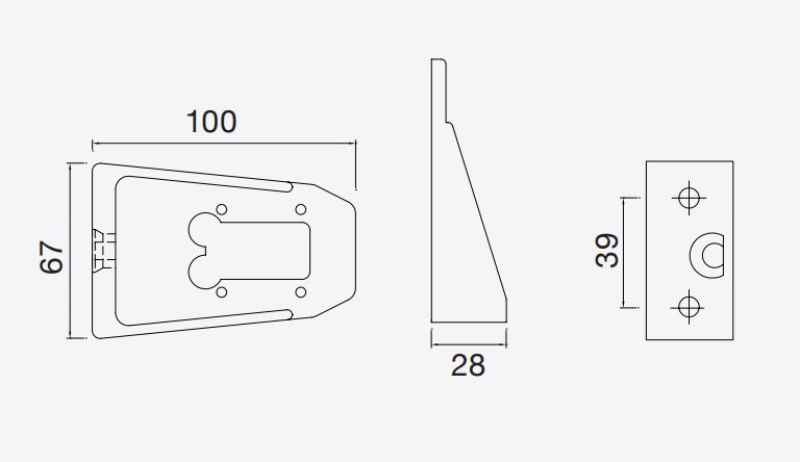 ASPÖCK Halter. f. Flexipoint I/LED