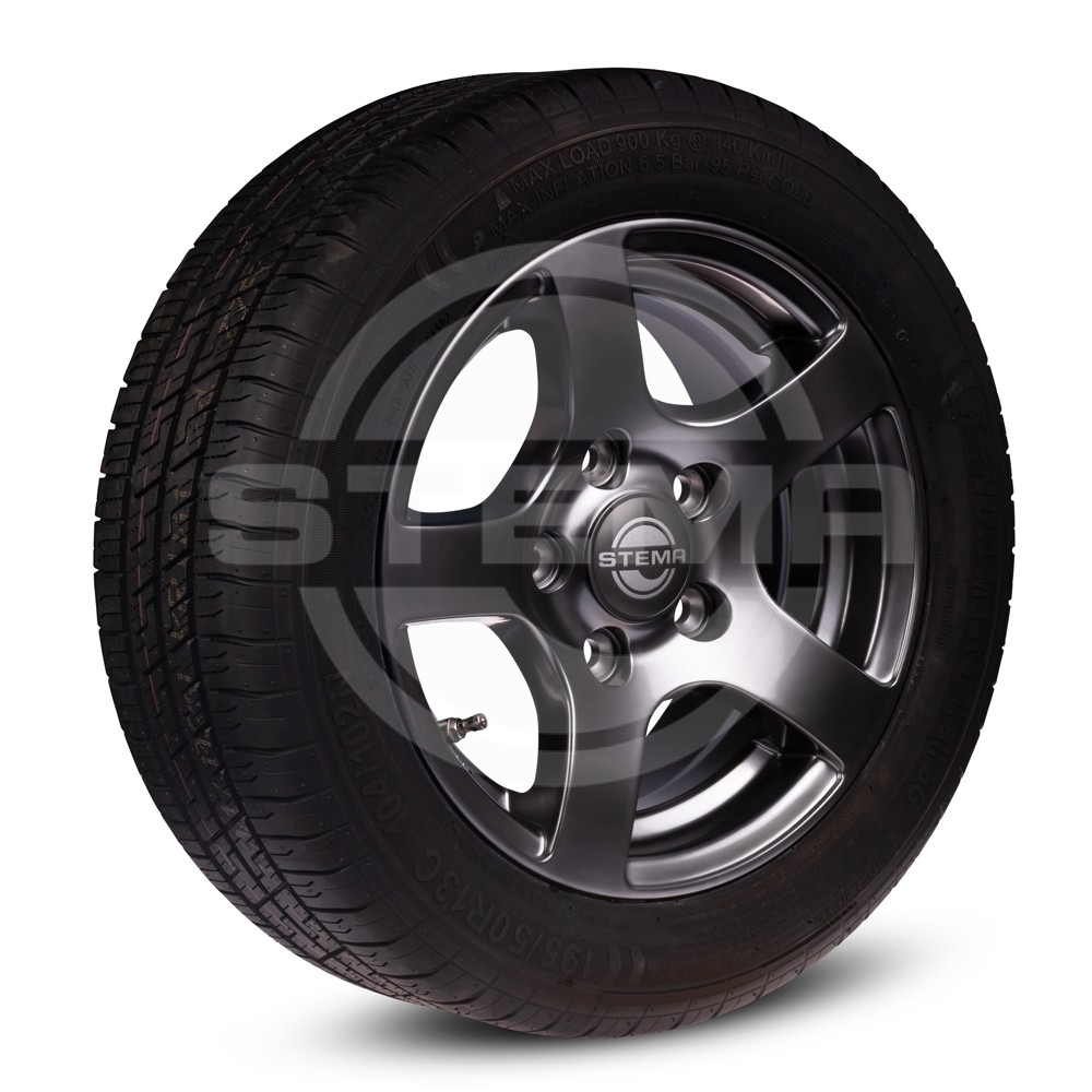 Rad 195/50 R13 C Li 104 N (5-Loch-Alufelge) Hyper Black