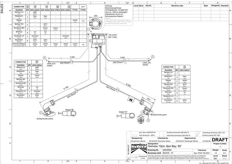 Kabelsatz Ausf. Schwing