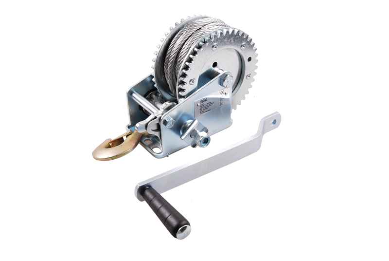 Seilwinde, Zuglast 800 kg, m. Ø 6 mm x 10 m