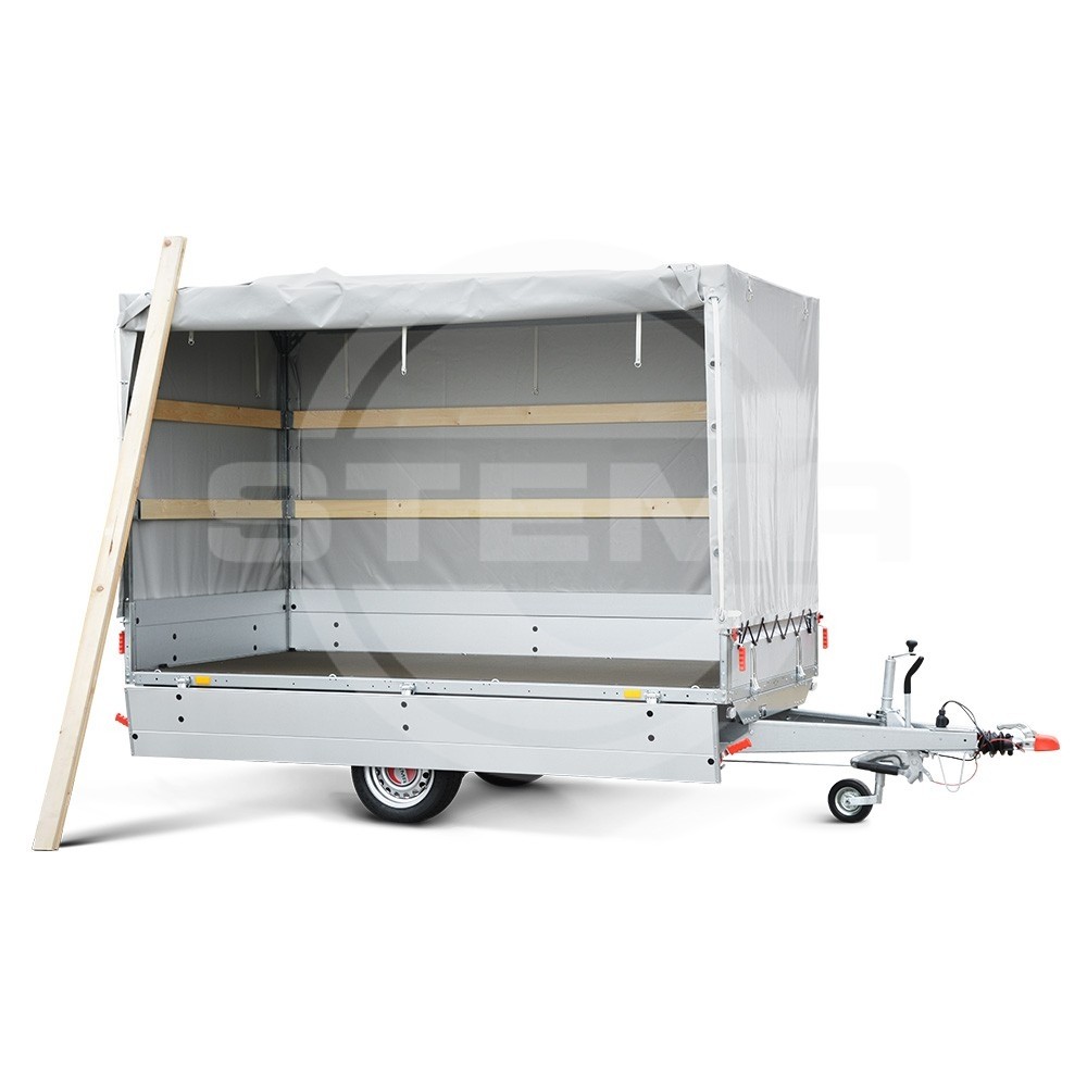 100 cm Hochplane und -spriegel PREMIUM für Rückwärtskipper SHRK