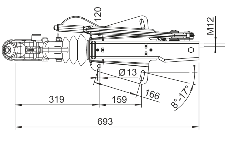 AL-KO Auflaufeinrichtung 251 G, 1550-3000 kg