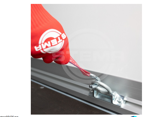 Zurrpunkt mit Ring für Kofferanhänger Stema S-Box und P-Box