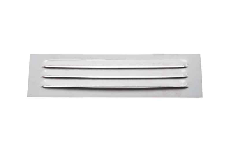 Muschelblech, 80 x 310 mm, Aluminium