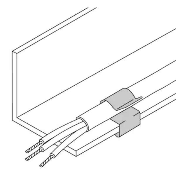 Trägerklemme Typ SRV. Ø 12-14 mm. Klemmb. 2-4 mm