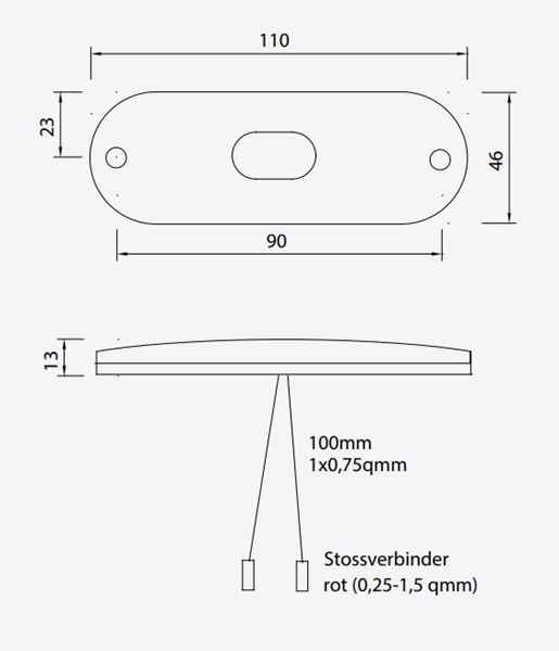 ASPÖCK Flatpoint III Seitenmarkierungsleuchte LED 