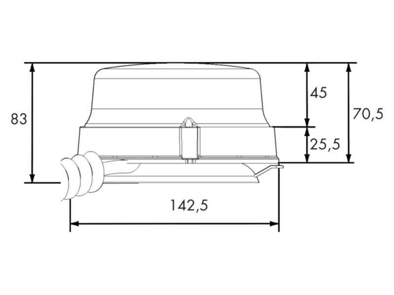 PROPLAST Pro-Power-Flash Rundumkennleuchte LED