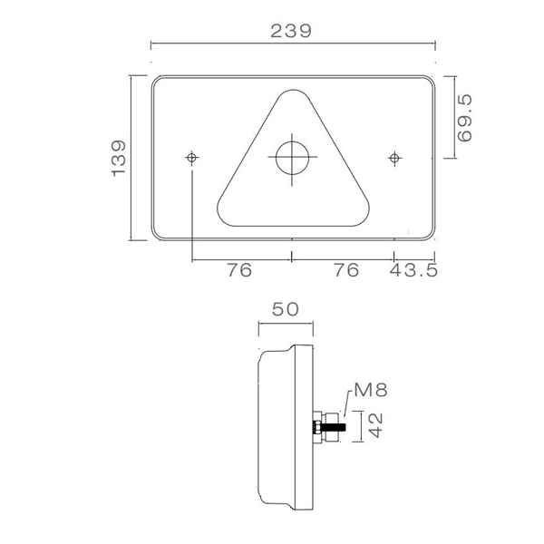 ASPÖCK Multiled Rückleuchte LED links