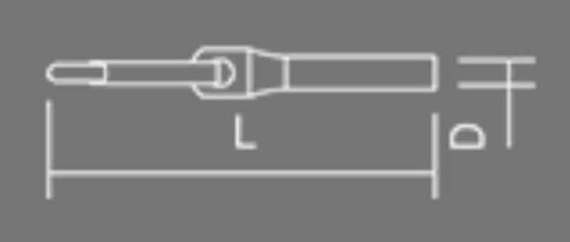 Seilendverschluss, Ø 6 x 90 mm, m. Simplexhaken