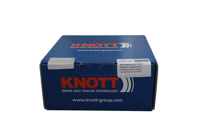 Knott Bremsbackensatz 250 x 40
