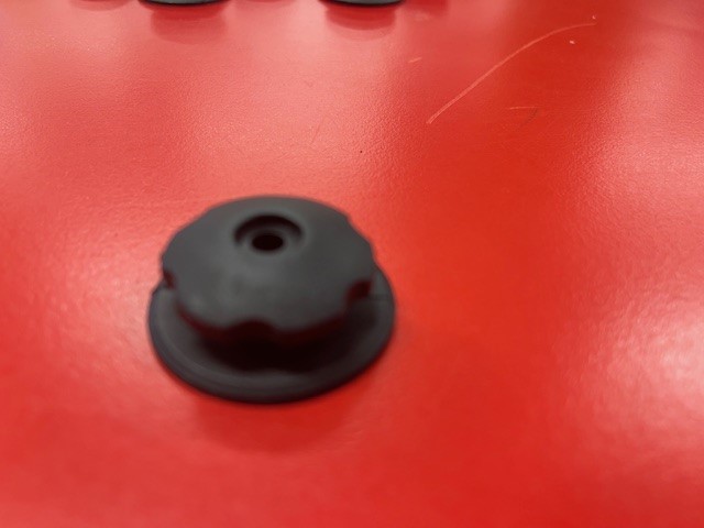 Rundknöpfe/Planenknöpfe für 6 mm Expanderseil/Planenseil 20 Stück mit Nieten