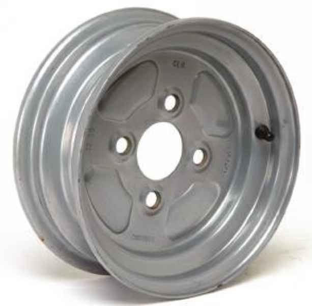 Felge 10", 3.50Bx10H2, 4/60/100, ET 0, 375 kg